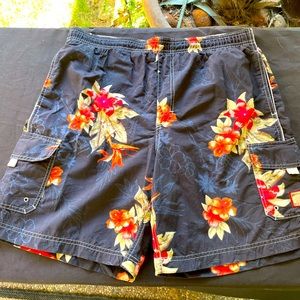 Caribbean Joe, Swim Trunks, Size M